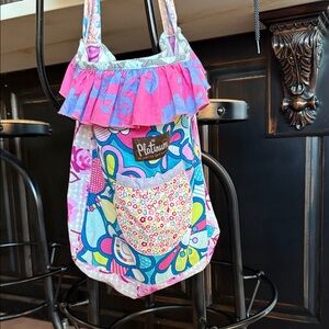 Matilda Jane Pink and Blue Floral Bag